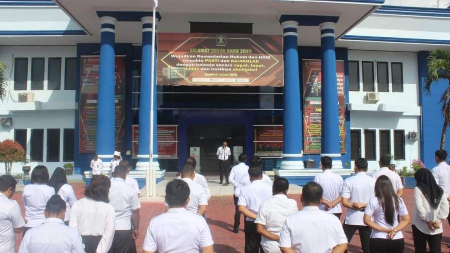 2 Poin Penting Penyampaian Kabag Progam dan Humas Saat Pimpin Apel Pagi