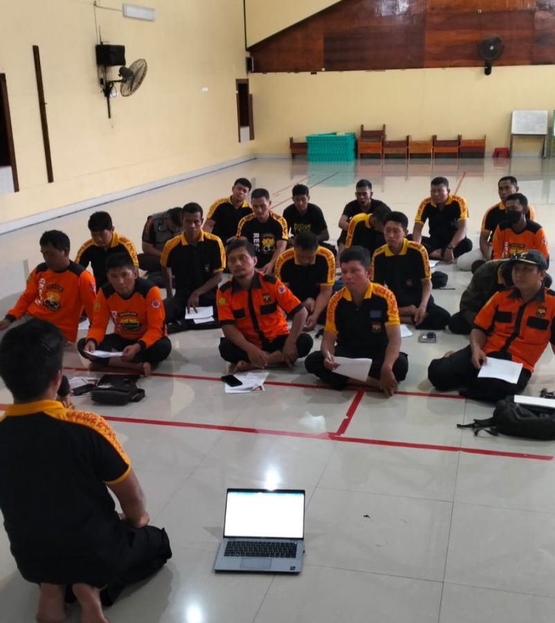Anggota Senkom Mimika Ikuti Pelatihan Tata Cara Pelaporan Kamtibmas, Kebencanaan dan Lakalantas