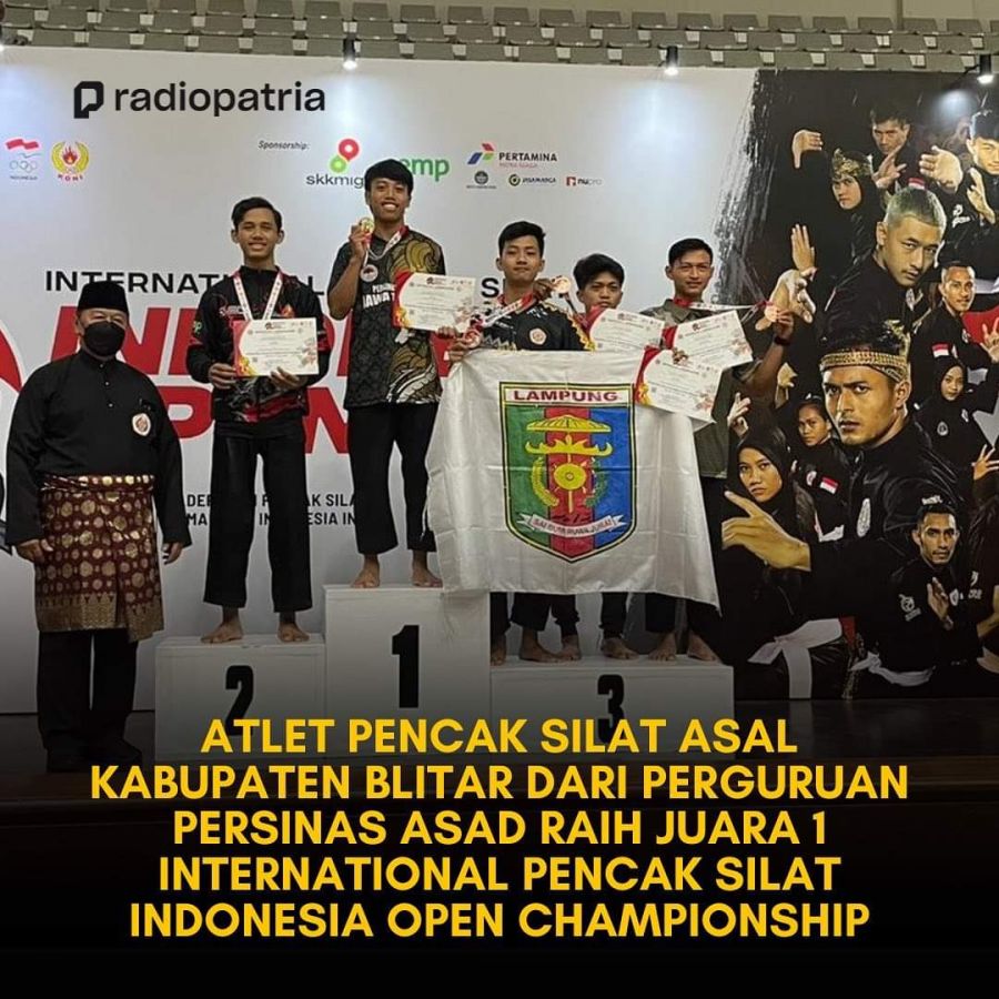 Atlit Persinas Asad Raih Juara 1 di international Pencak Silat Indonesia Open Championship 2022 