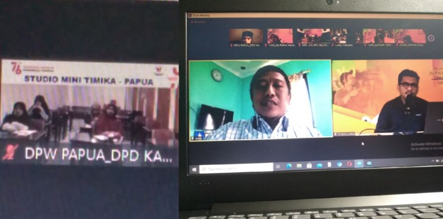 KIM LDII Mimika  Ikuti Pelatihan Jurnalistik Batch 5  Secara Daring