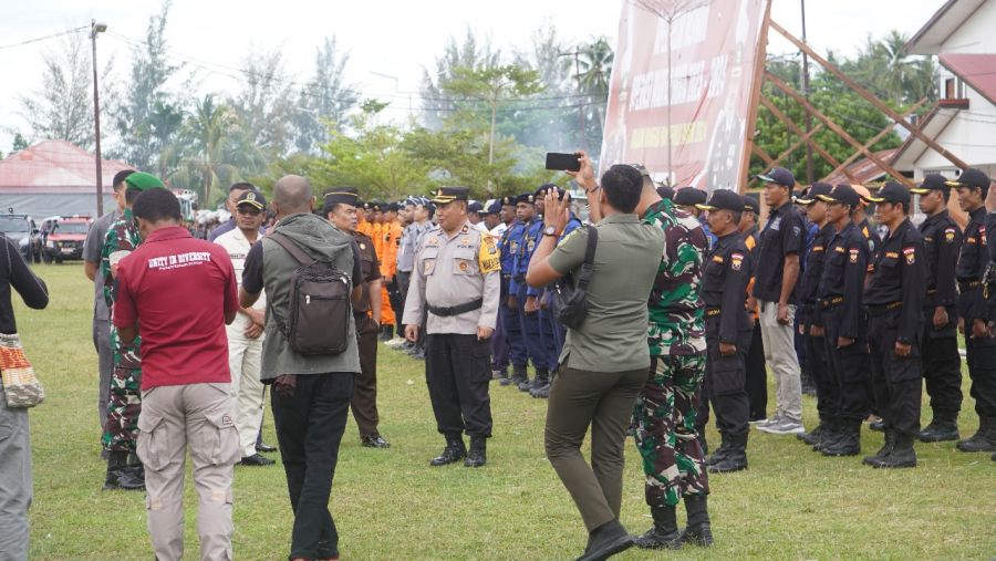 Hadir dalam Apel Gelar Pasukan Mantap Brata, Senkom Siap Berpartisipasi Sukseskan Pemilu 2024