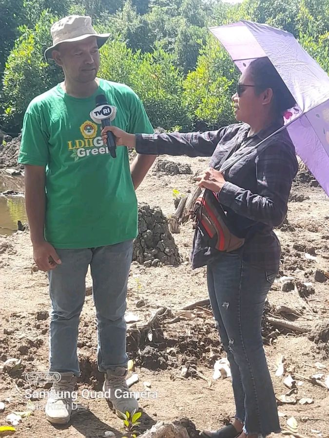Jadi Narasumber TVRI Papua Barat, Generasi Muda LDII Ajak Warga Jaga Lingkungan Hidup