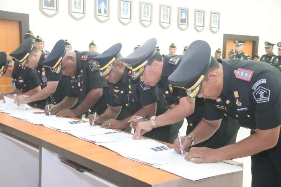 Kakanwil Kemenkumham Papua Lantik 22 Orang Duduki Jabatan Baru di Papua