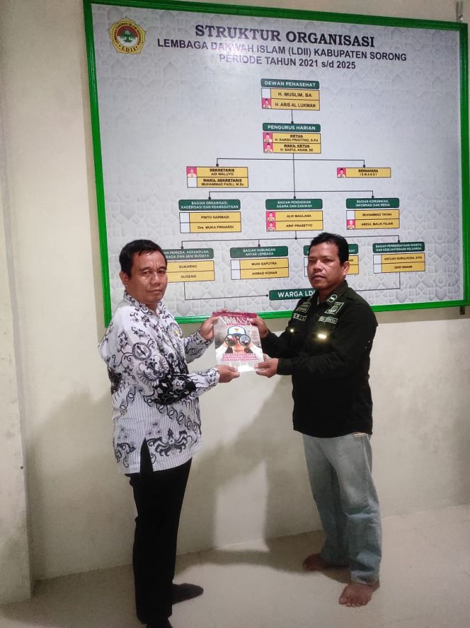 Kejari Sorong Silaturohim dengan LDII Bangun Komunikasi Jelang Pesta Demokrasi 2024