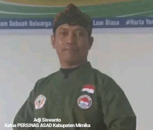 Ketua PERSINAS ASAD Mengucapkan Selamat dan Sukses Ketua IPSI Mimika Terpilih