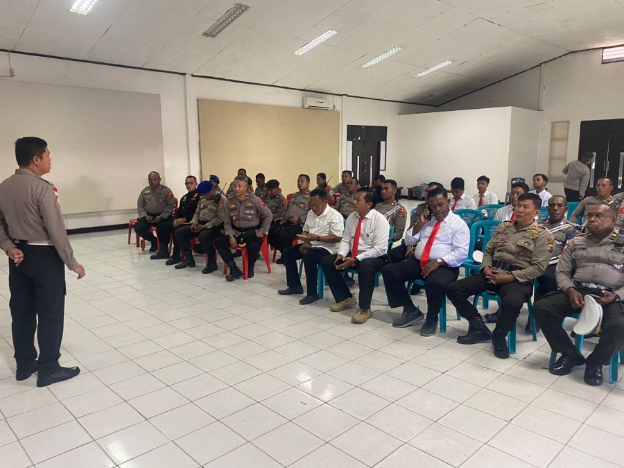 Ketua Senkom Mimika Hadiri Latihan Pra Operasi Ketupat Cartenz 2023 