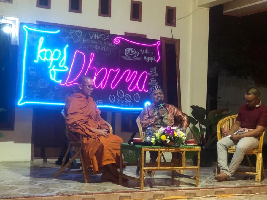 Bincang di Kopi Dharma, DPD LDII Nabire Ajak Umat Beragama Saling Memaafkan