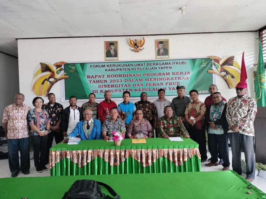 LDII Kepulauan Yapen Hadiri Rapat Kordinasi Pimpinan Umat Beragama