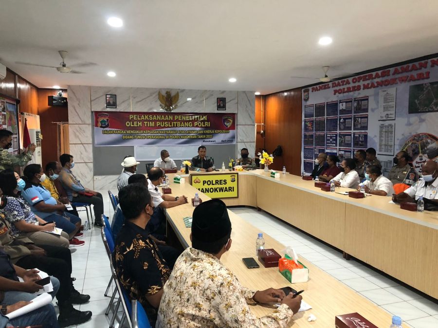 LDII Manokwari dan Sejumlah Elemen Masyarakat Ikuti Penelitian Kinerja Polri