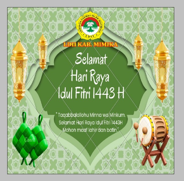 LDII Mimika Ucapkan Selamat Hari Raya Idul Fitri 1443H