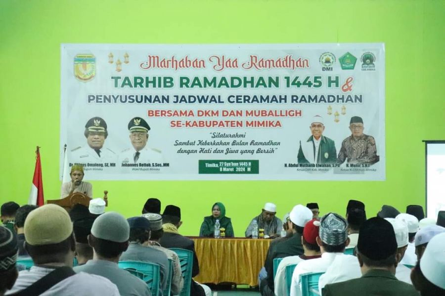 Pengurus DKM Naungan LDII Mimika Hadiri Tarhib Ramadhan 1445 H 