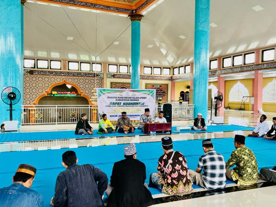 Pengurus LDII Mimika Hadiri Rakor PHBI Bahas Pelaksanaan Salat Idul Adha