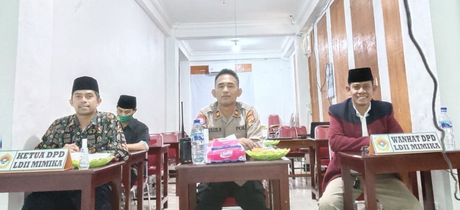 Pengurus LDII Mimika ikuti Webinar Nasional FKPM Secara daring