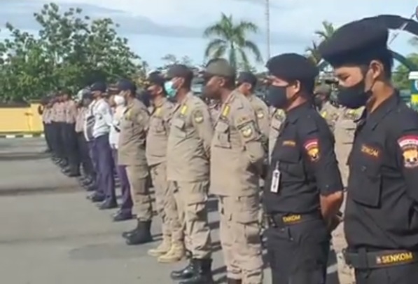 Personel Senkom Mimika Ikuti Apel Gelar Pasukan Ops Patuh cartenz 2022