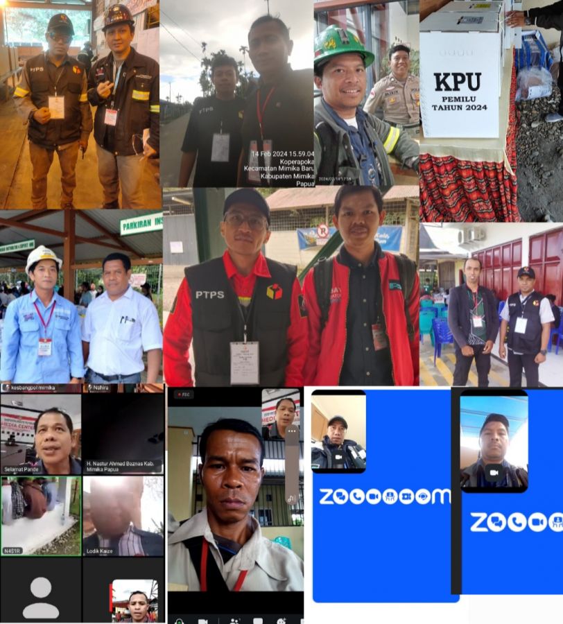 Senkom Berperan Aktif dalam Tim Relawan Pemantau Pemilu di Kabupaten Mimika