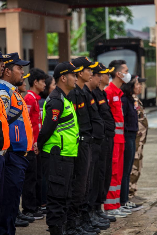 Senkom Mimika Ikut Apel Persiapan Pengamanan Perayaan Malam Pergantian Tahun Baru 2024