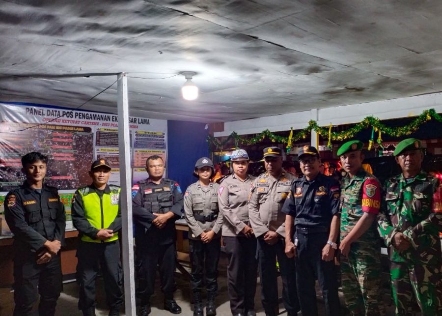 Senkom Mimika Kunjungi Pospam Ops Ketupat Cartenz 2023 Polres Mimika 
