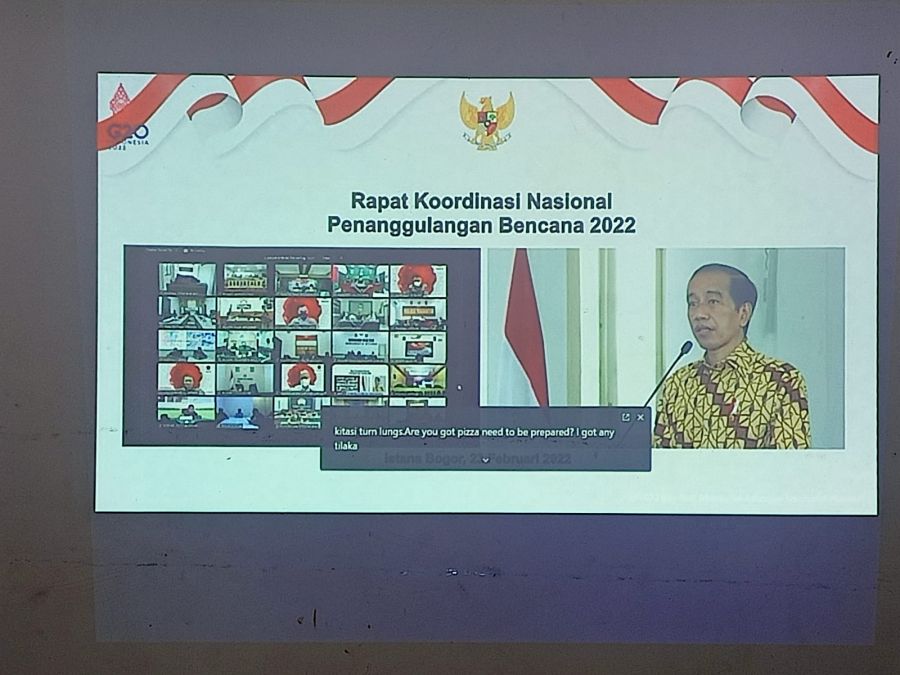 Senkom Mitra Polri Manokwari Hadiri Pembukaan Secara Hybrid Rakornas BNPB oleh Presiden RI