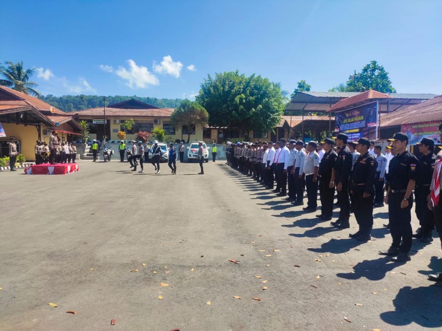 Senkom Mitra Polri Manokwari Ikuti Apel Ops Zebra Mansinam 2022, Siap Dukung Instruksi Kapolres