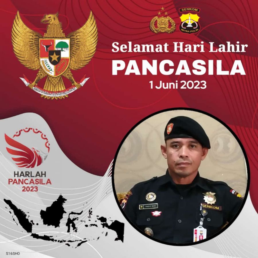 Senkom Mitra Polri Mimika Ucapkan Selamat Hari Lahir Pancasila  1 Juni 2023 