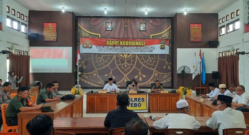 Senkom Mitra Polri Tebo Hadiri Rakorlinsek Ops Ketupat Tahun 2023