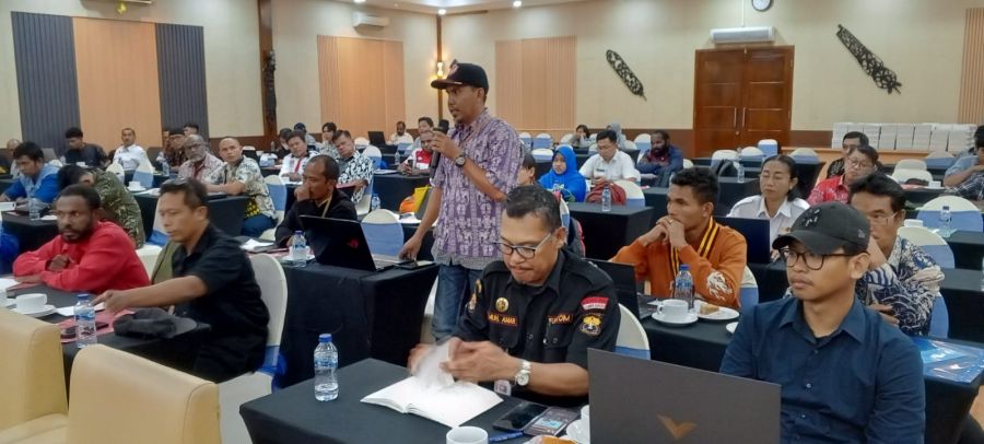 Sentra Komunikasi Mitra Polri Mimika Hadiri Sosialisasi Penyelesaian Sengketa Ormas 