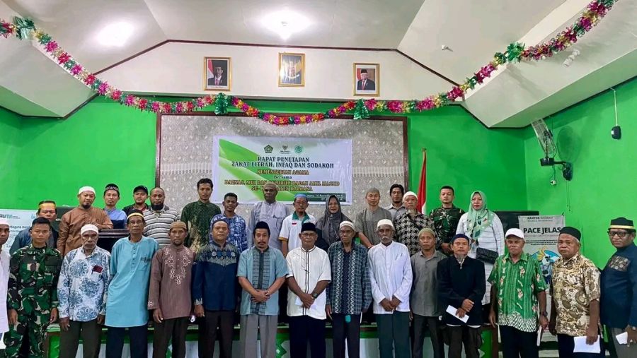 Takmir Masjid Al-Manshurin LDII Kaimana Hadiri Rapat Baznas Bersama Tentukan Besaran Zakat