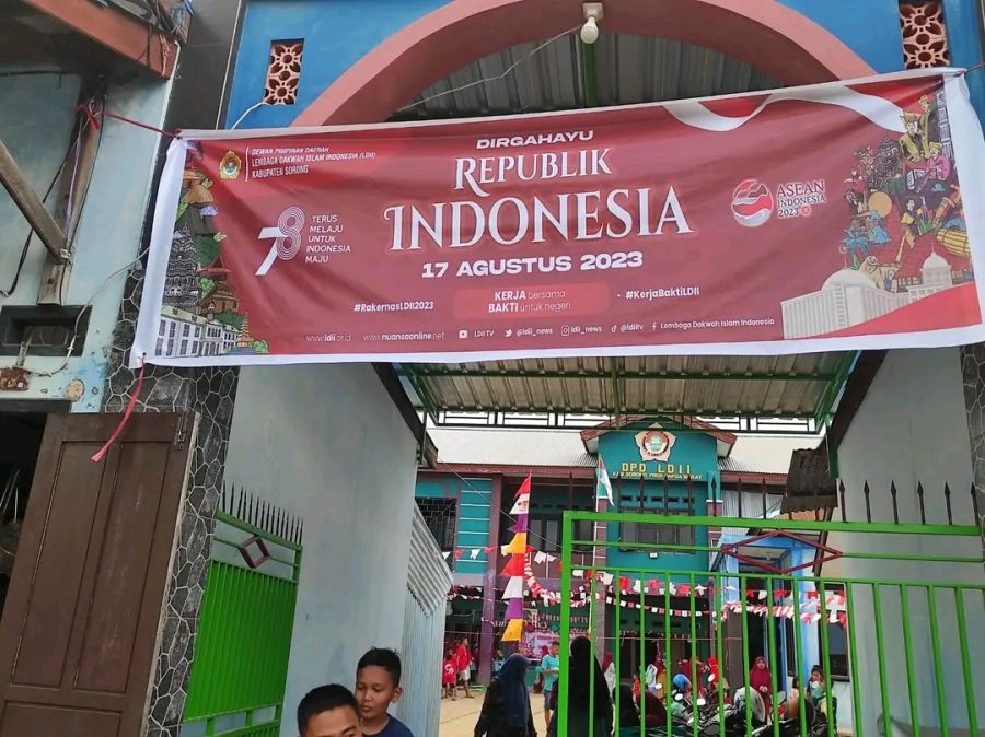 Wujudkan Patriotisme dan Cinta Tanah Air, Warga LDII Pasang Bendera, Unbul-umbul dan Spanduk